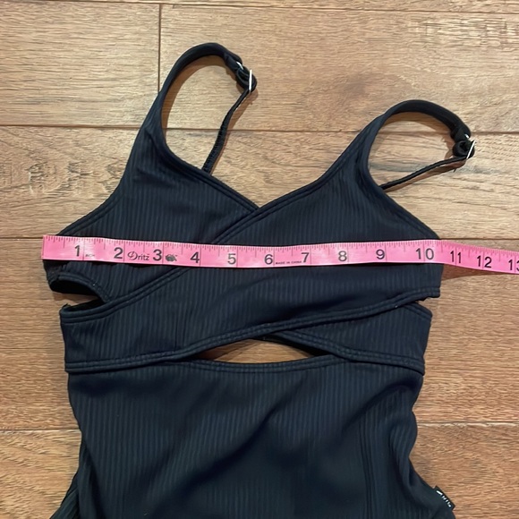 Abercrombie Kids Girls Swim - Black One-Piece Swimsuit Bathing Suit - Size 5/6 - Picture 15 of 16